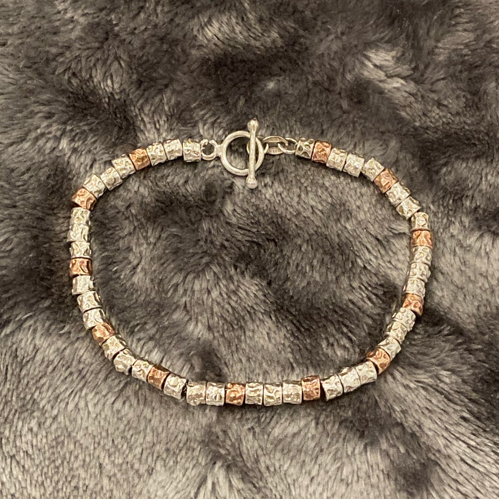 Dodo Pomellato Silver And Rose Gold Bracelet